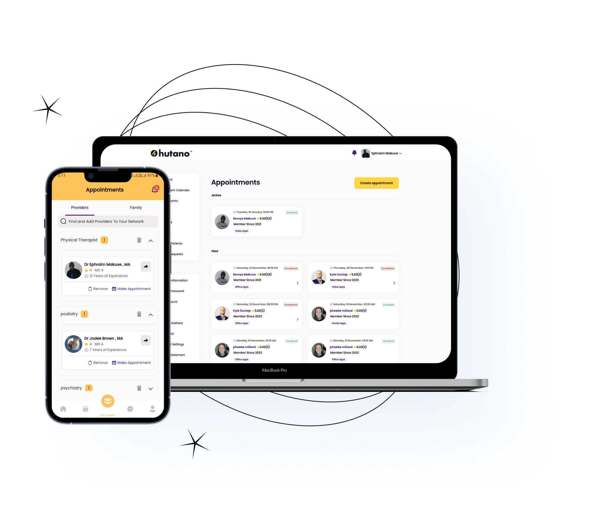 Patient Profile and Family appointment Management