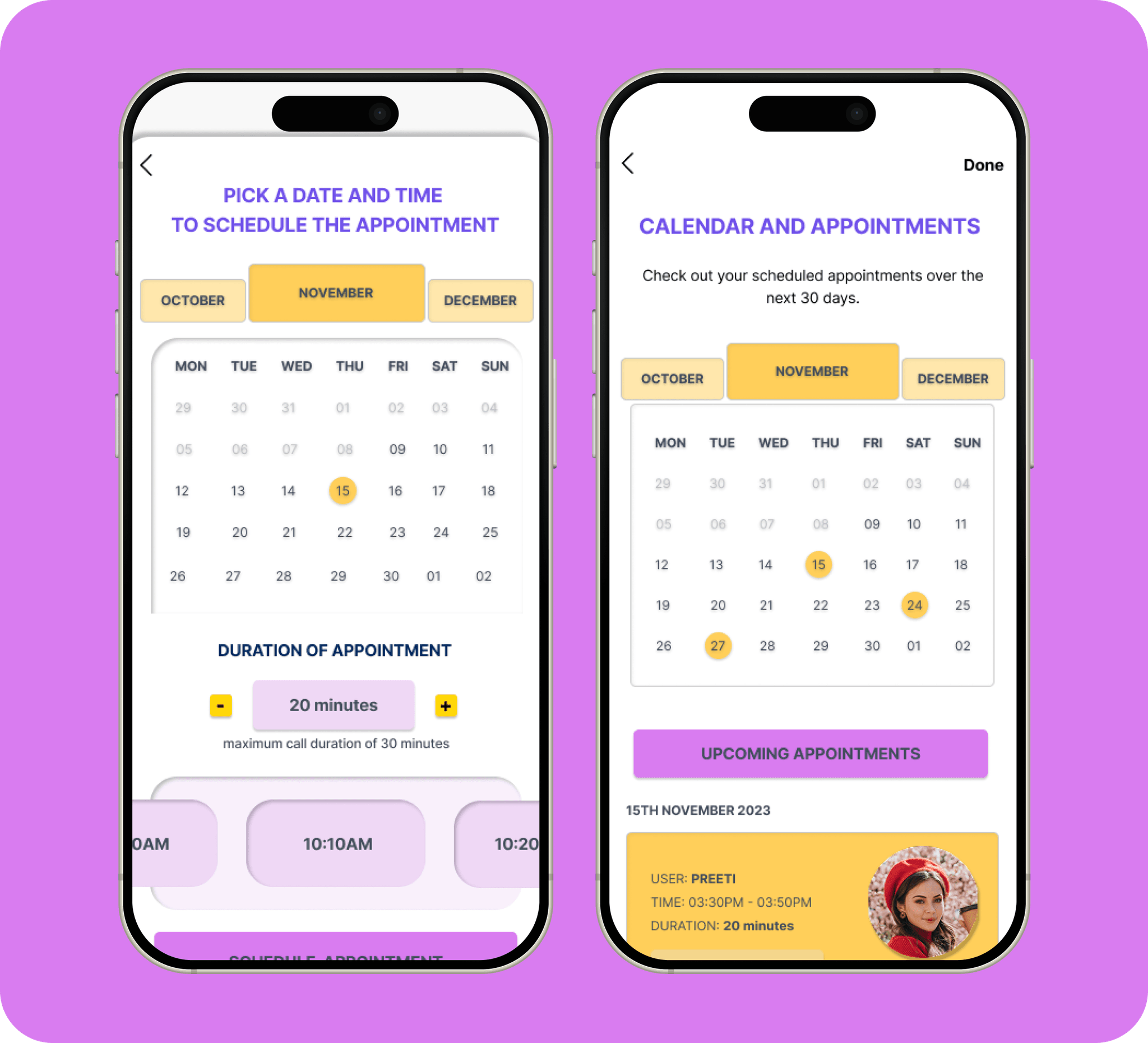 Scheduled Booking