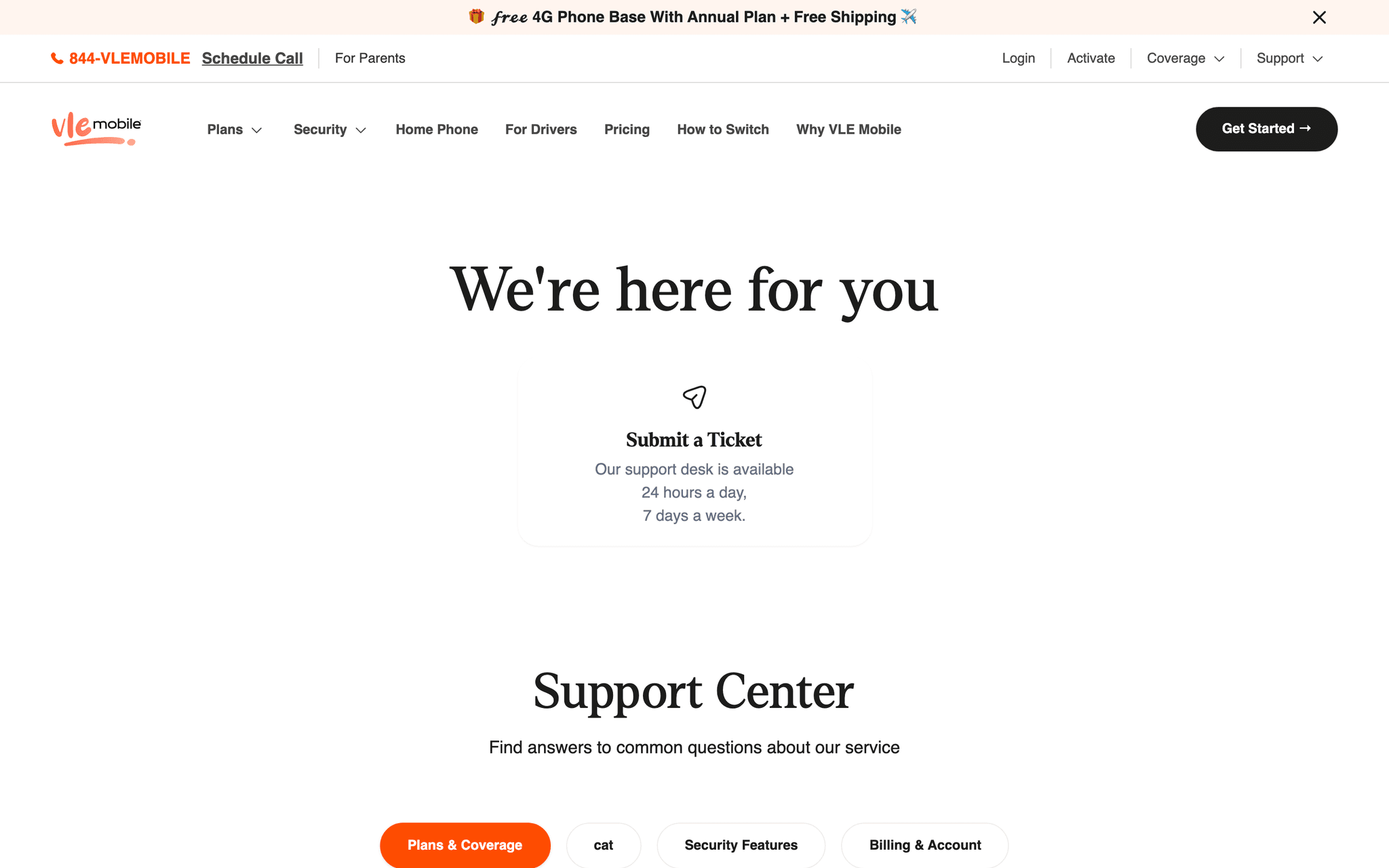 Support & Ticketing