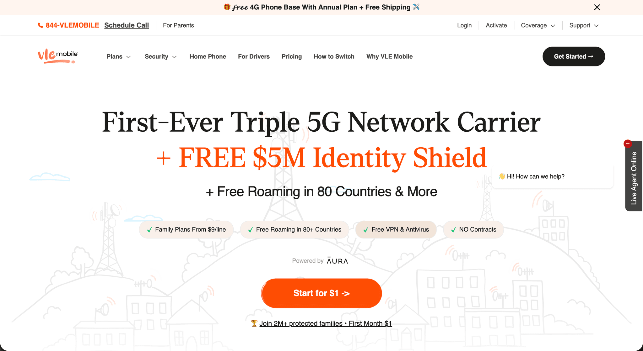 Triple Network Access
