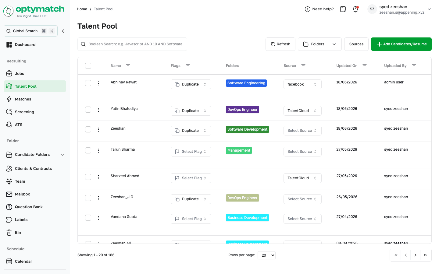AI Resume Parsing