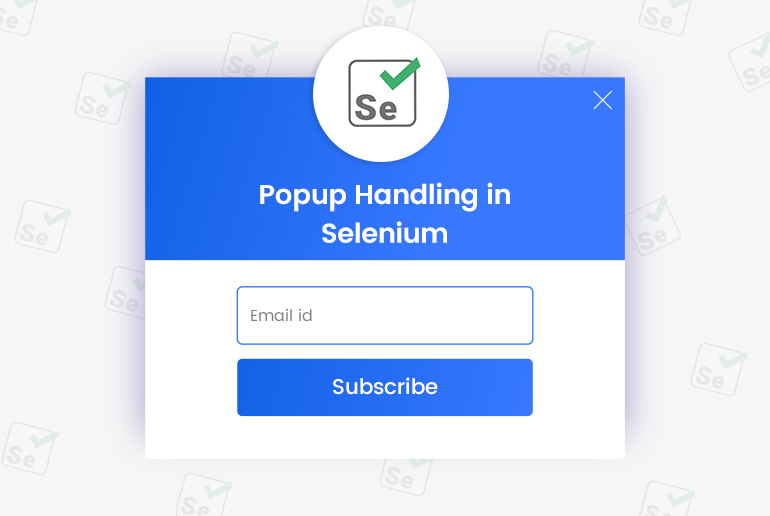 Popup Handling in Selenium